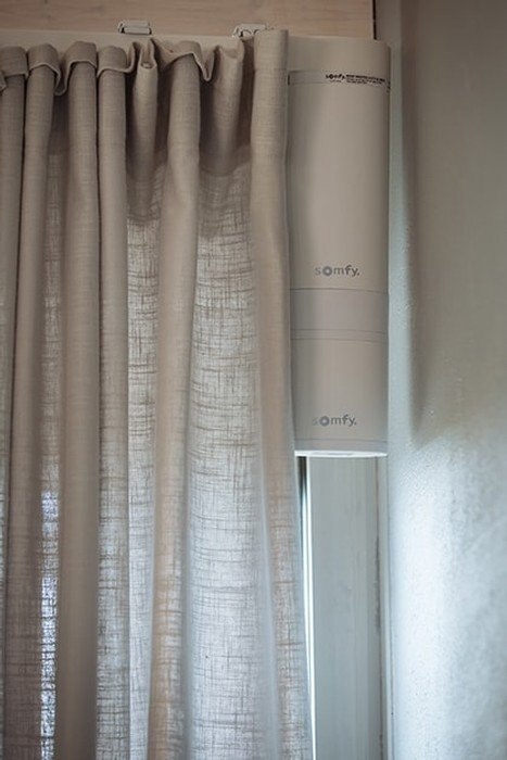 Electric Curtains Somfy Track Motorization For Curtain Specialist